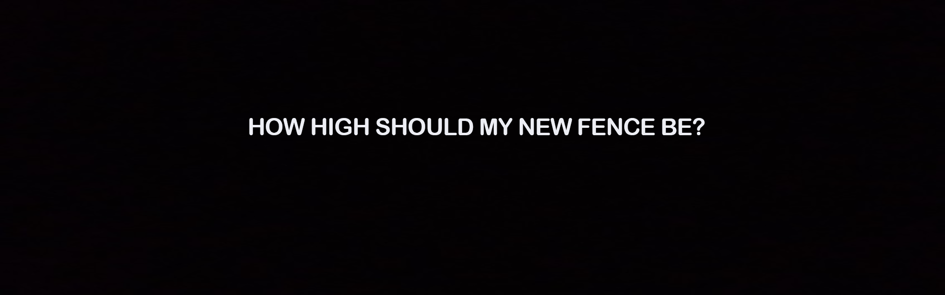 High banner