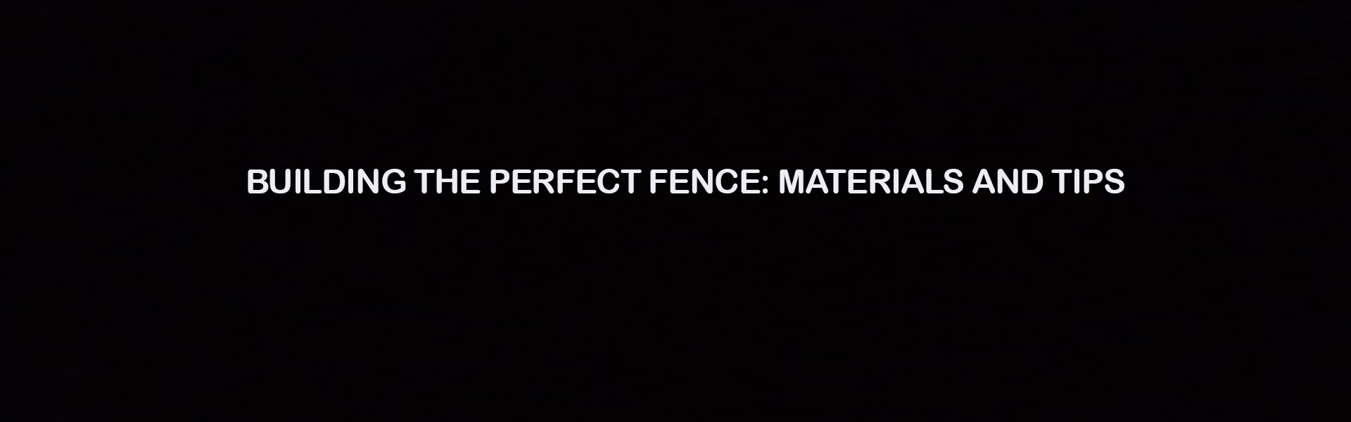 Tips banner